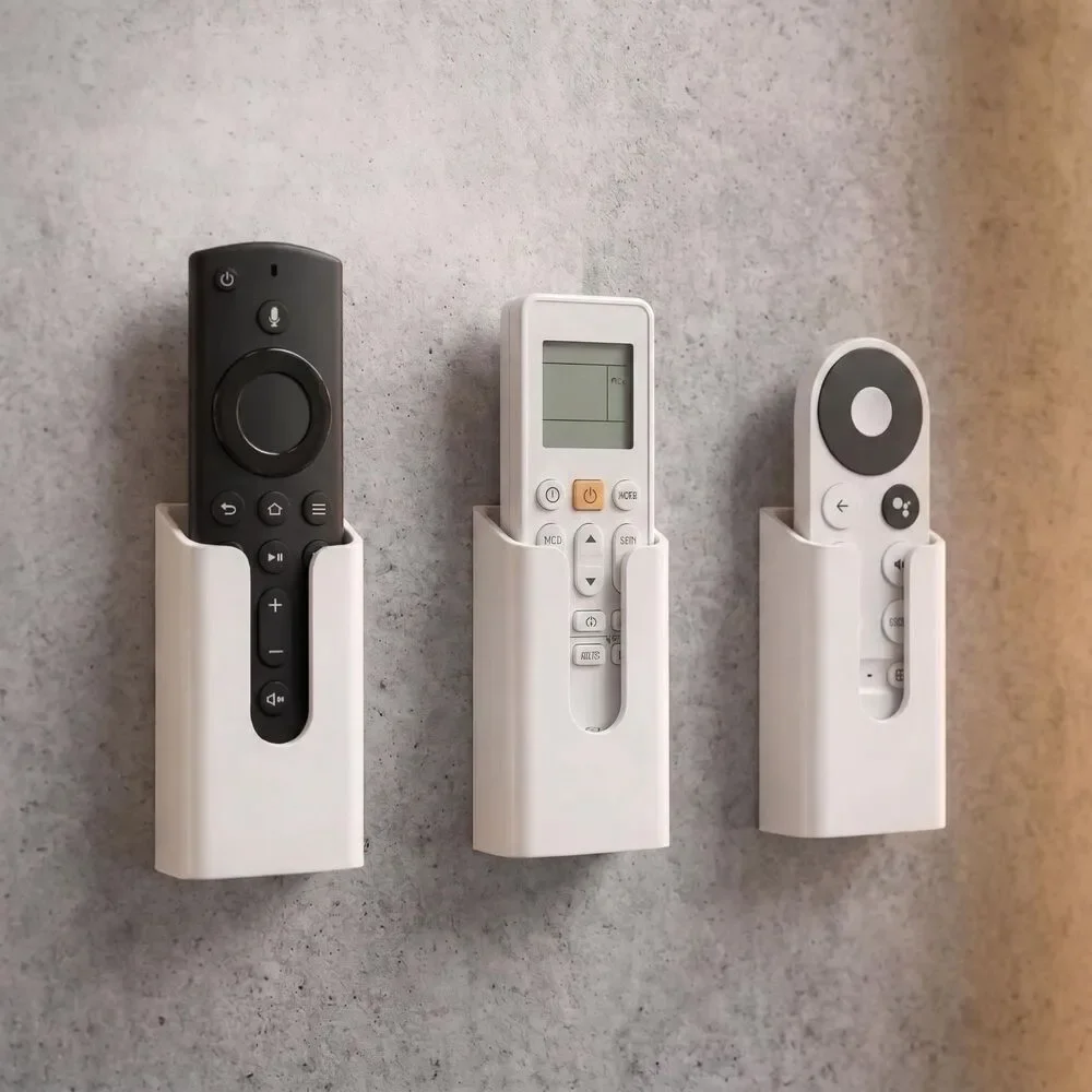 Wall Mount Remote Holder, Organizer for TV, AC, Media Room Storage